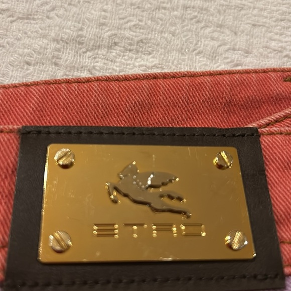 ETRO Boyfriend Multicolor Denim Jeans. NWT. 28 - Picture 10 of 12